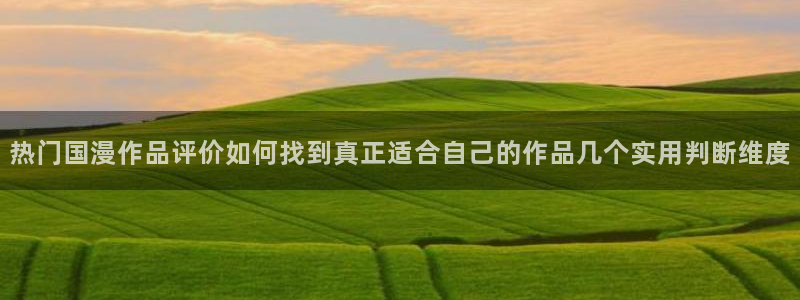 里在线观看番动漫:热门国漫作品评价如何找到真正适合自己的作品几个实用判断维度配图